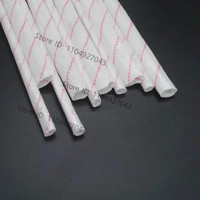 1Pcs yellow wax tube glass fiber tube 1mm-50mm thickened 4000V casing motor maintenance tool