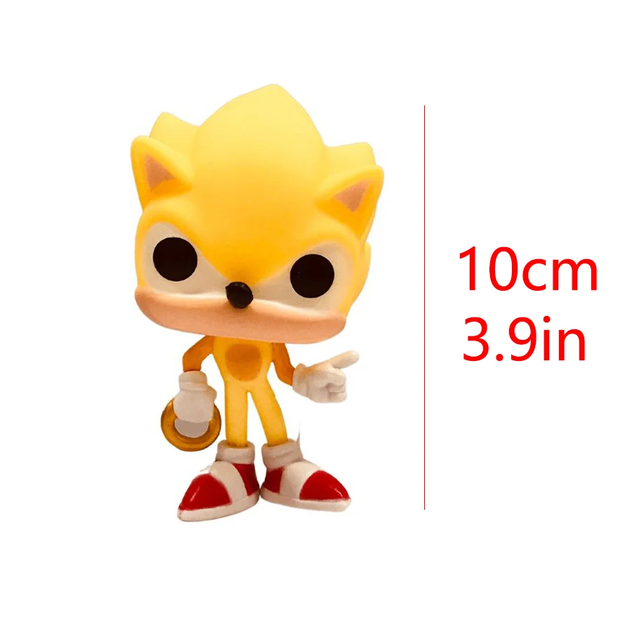 سونيك القنفذ سونيك الكنز هنتر المفاصل الحريق اسبيو طائرة التماثيل الطرفية لعب للأولاد هدية تحصيل #6