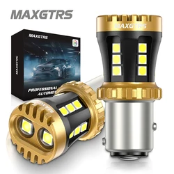 2Pcs 1157 BAY15D T20 LED 7440 W21W Led Bulbs WY21W Reverse Parking Lamps 1156 P21W Daytime Running Light 6500K White Yellow Red