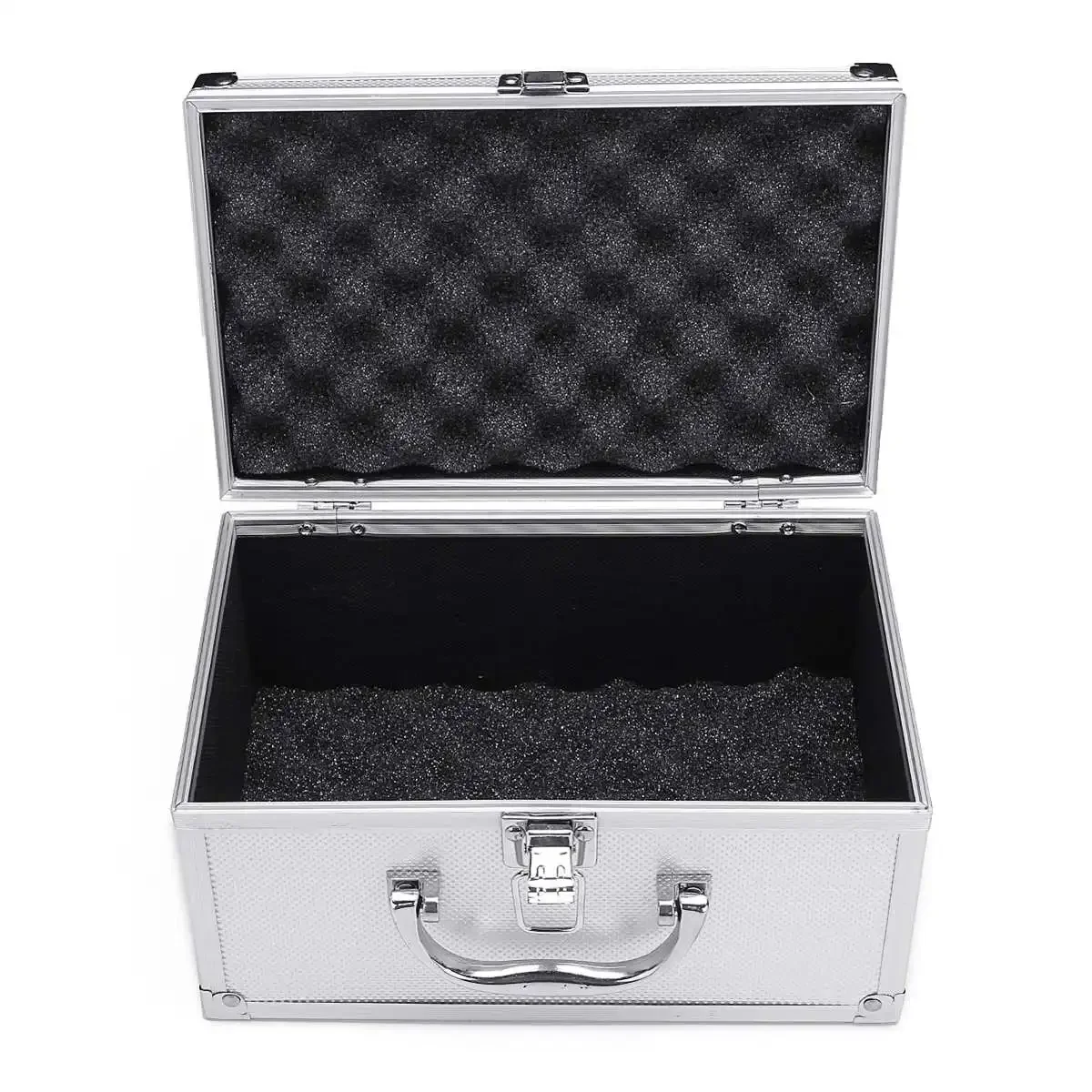 Portable Aluminum Tool Box Large Safety Equipment Toolbox Instrument Box Storage Case Suitcase Impact Resistant Case With Sponge