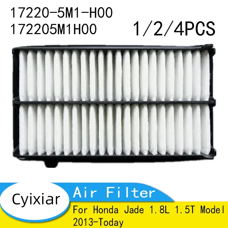 Air Filter Cabin Filter 17220-5M1-H00 172205M1H00 for Honda Jade 1.8L 1.5T Model 2013-Today Car Accessoris Filter