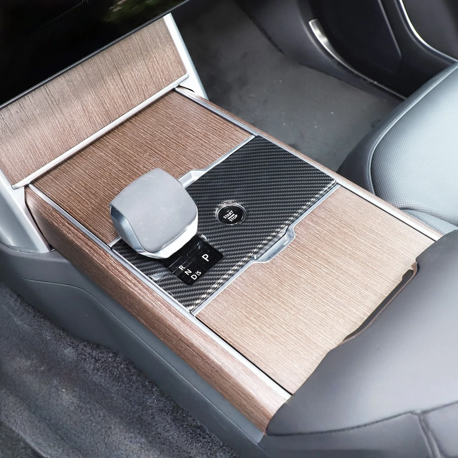 real-carbon-fiber-for-range-rover-vogue-2024-2025-car-center-control-shift-panel-frame-decorative-sticker-car-accessories