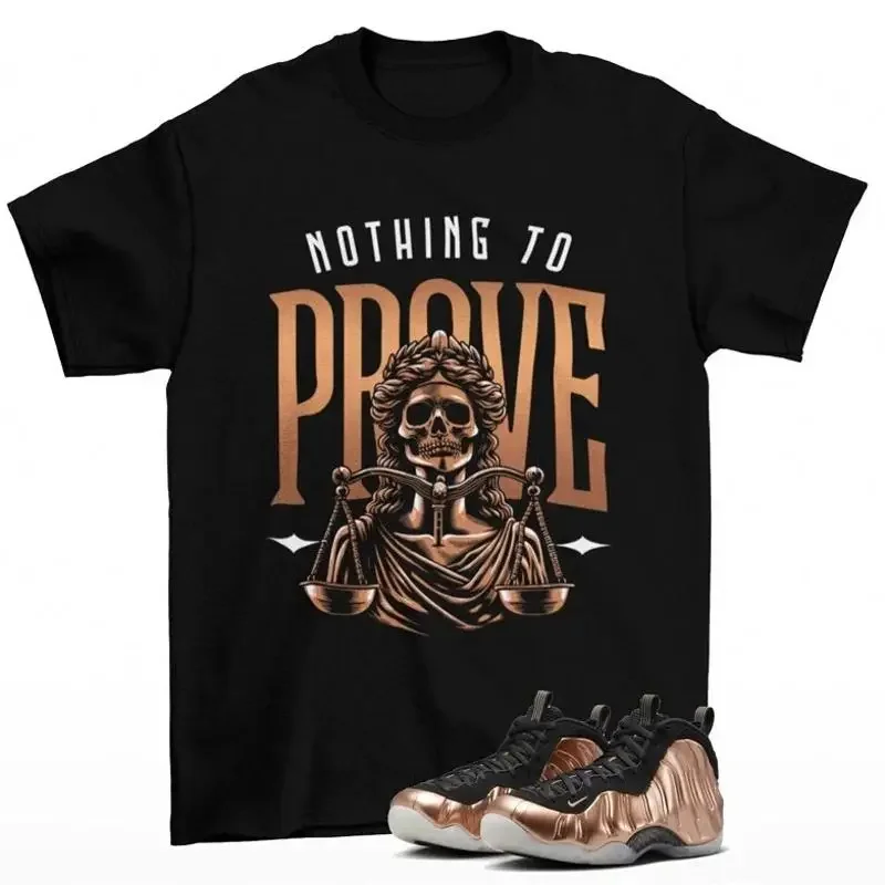 Camiseta Proof negra para combinar con Air Foamposite One Copper