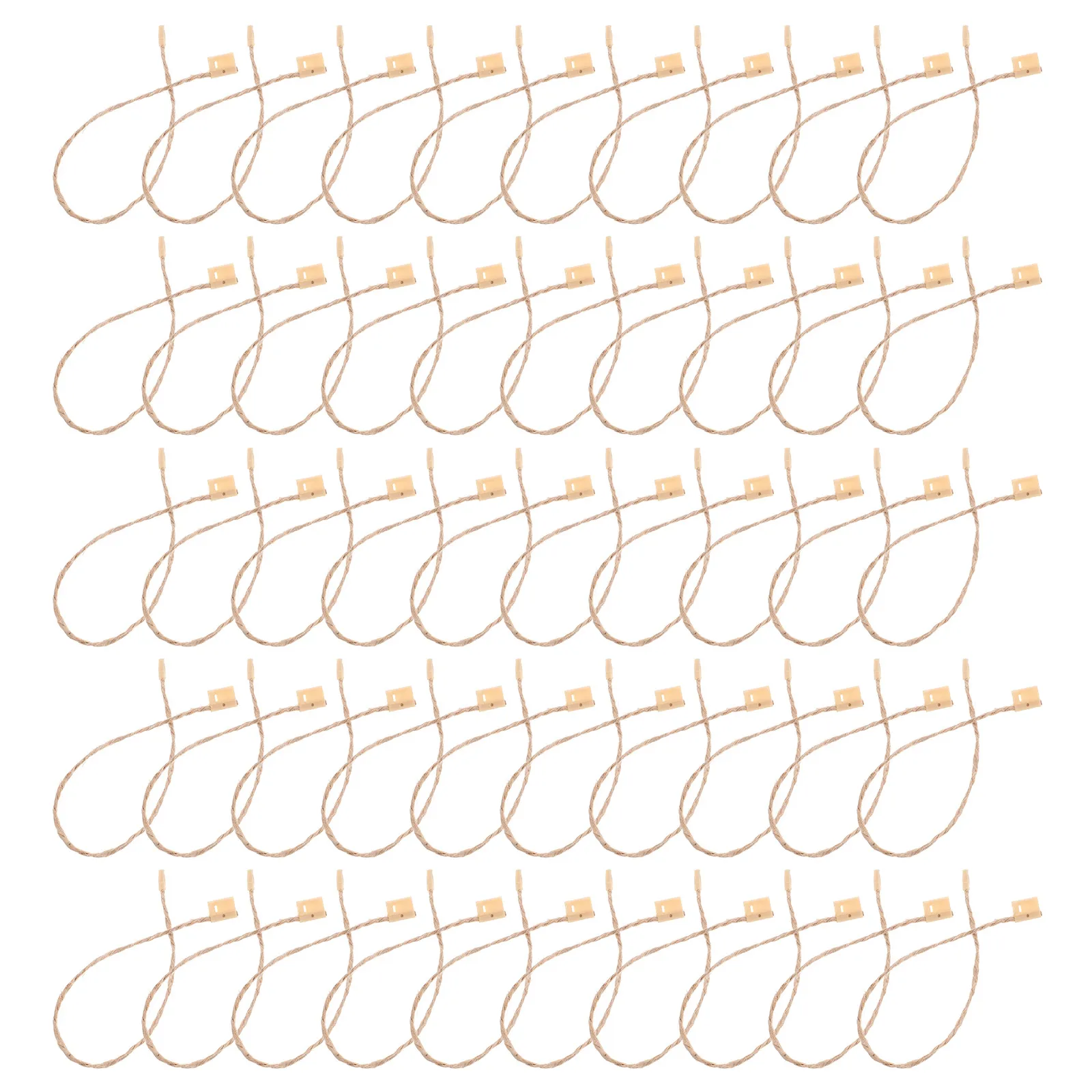 

1000 Pcs Tag Rope Clothing Hanging Line Universal Shop Label String Durable Thread Plastic Locker Square Fasteners Price