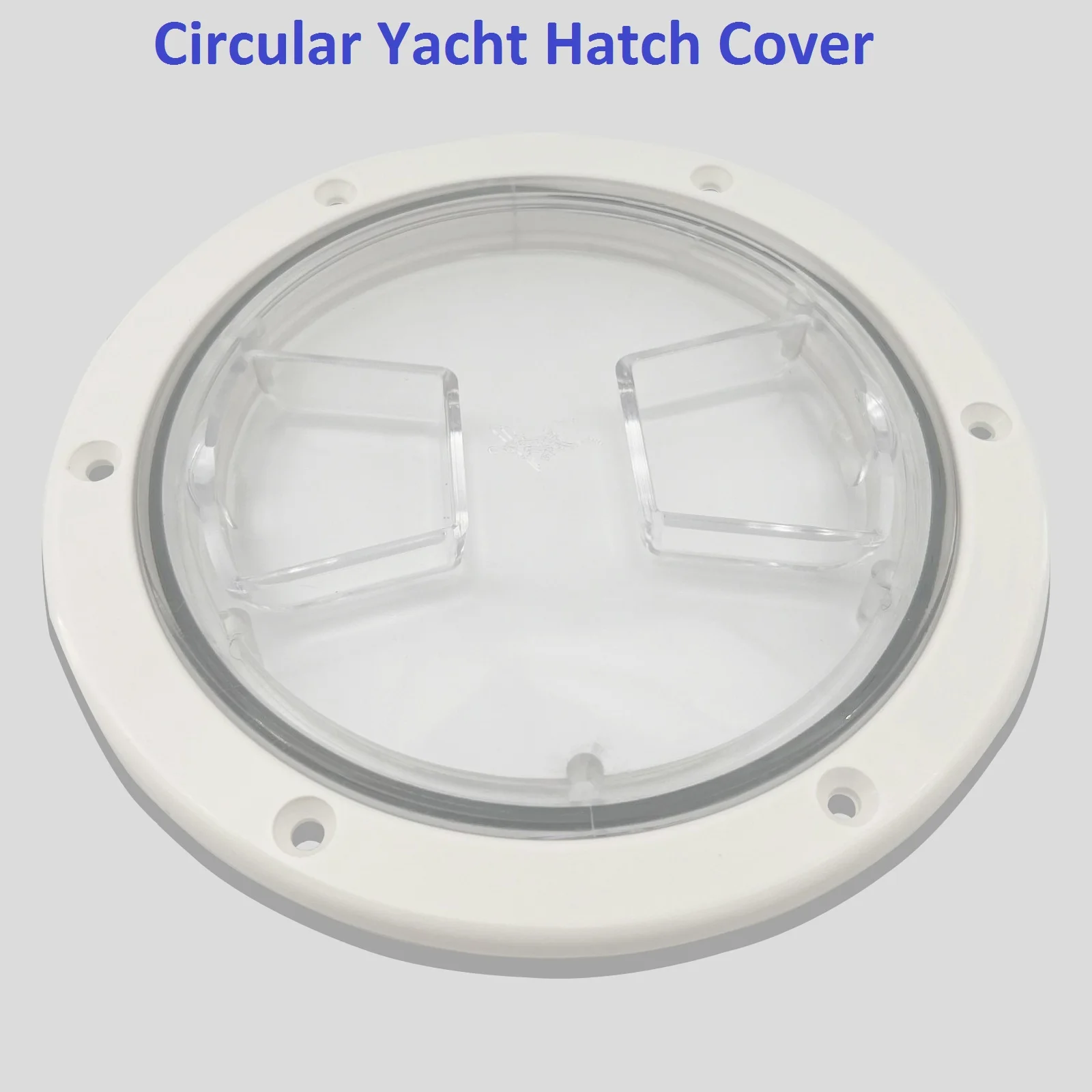 Boat Hatch Cover Nylon Anti Slip Hand Hole Clear Cover Hatchway Deck Inspection Work Yacht Marine Tugboat Parts 4 6 Inches