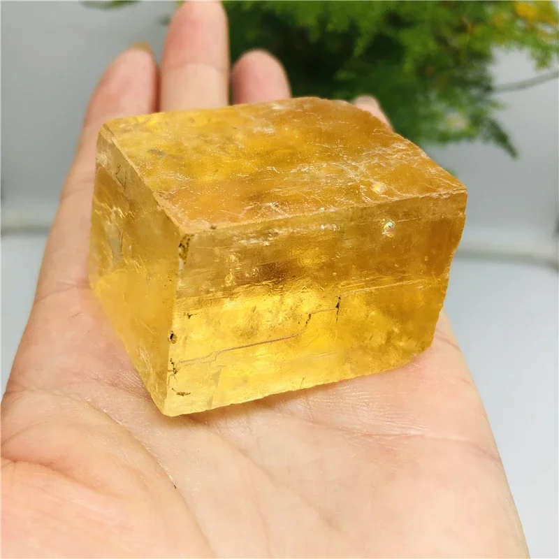 Natural Crystal Calcite - Healing Gemstone for Chakra Energy Healing Clear Raw Crystal Rock