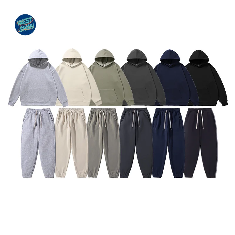 

WESTSHAN, осенняя повседневная базовая толстовка с капюшоном, однотонная толстовка и спортивные штаны, размер ЕС, США, люксовый бренд, спортивный спортивный костюм для мужчин