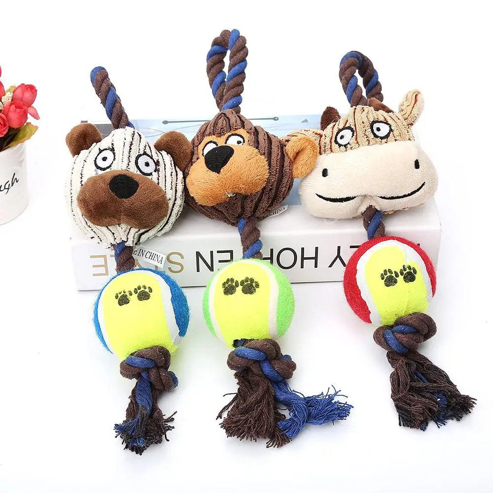 Cotton Rope Helps To Clean Teeth Puzzle And Relieve Boredom Anti Biting Enlightening And Amusing Grinding Teeth Gnawing Toys