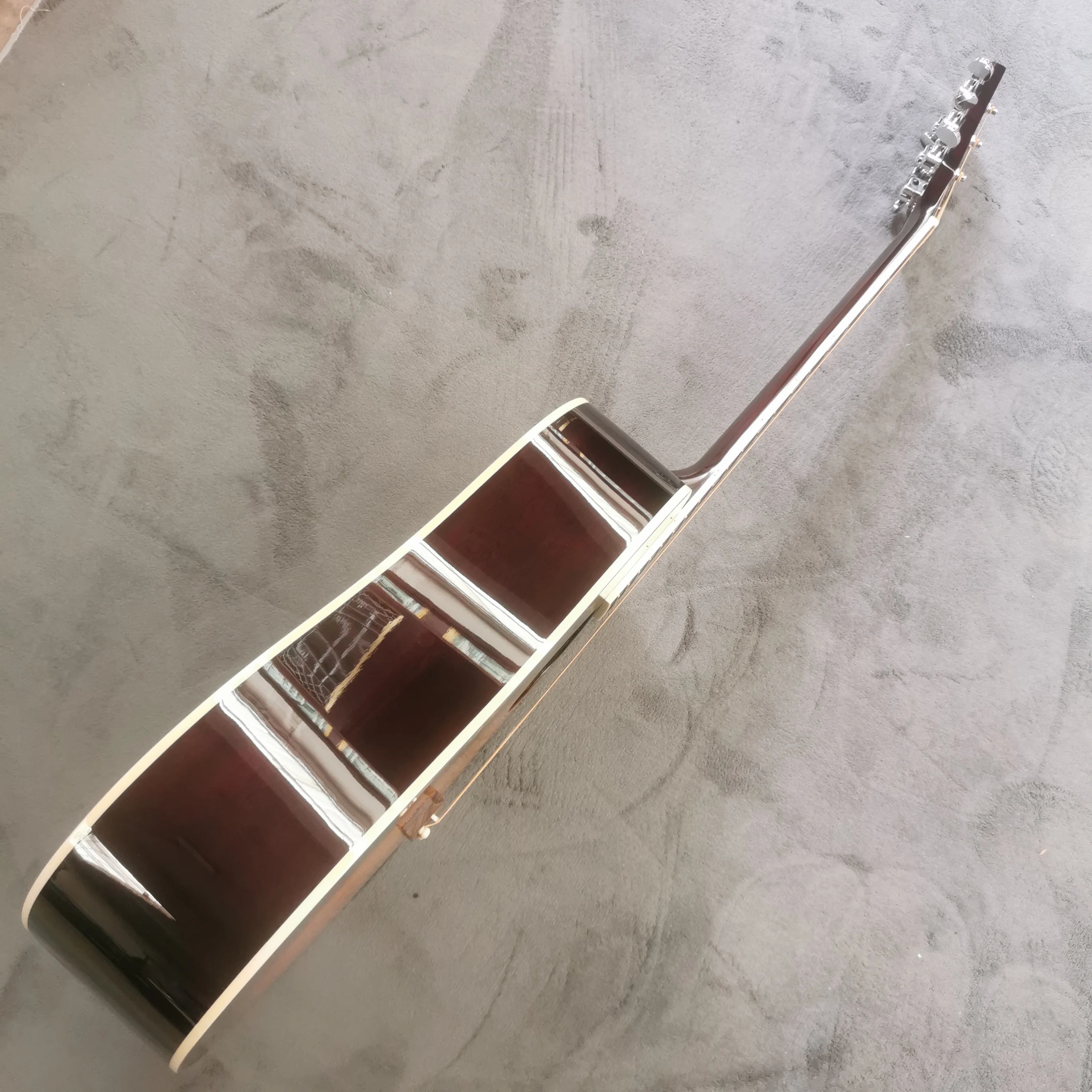 

Sunset Colored 41 Inch Hummingbird Series Solid Wood Polished Guitar Glossy Wood Body for Musical Instrument
