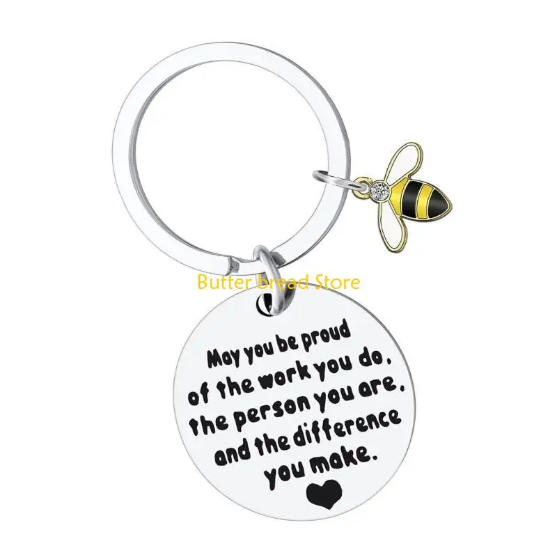 W89C 감사 키 체인 새겨진 글자 키링 키 링크 키 링