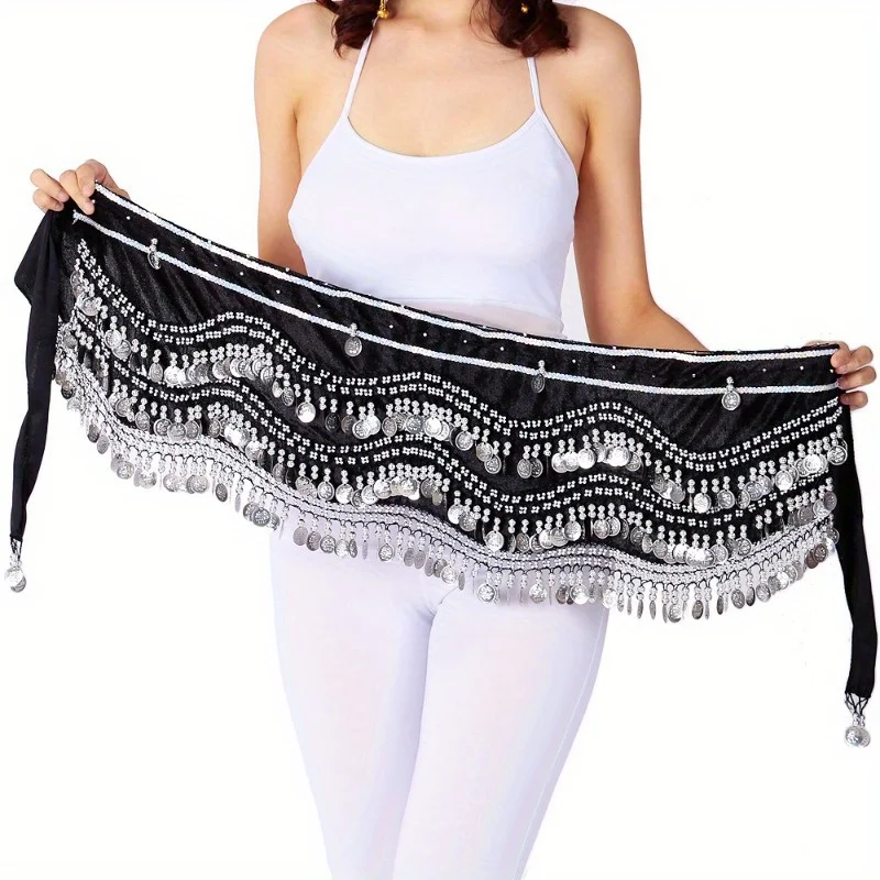 Lady's Waist chain、Belly Dance Hip Scarf、body chain、Belts' chains、Decorative belt、Dance belt、Fringe Waist Chain