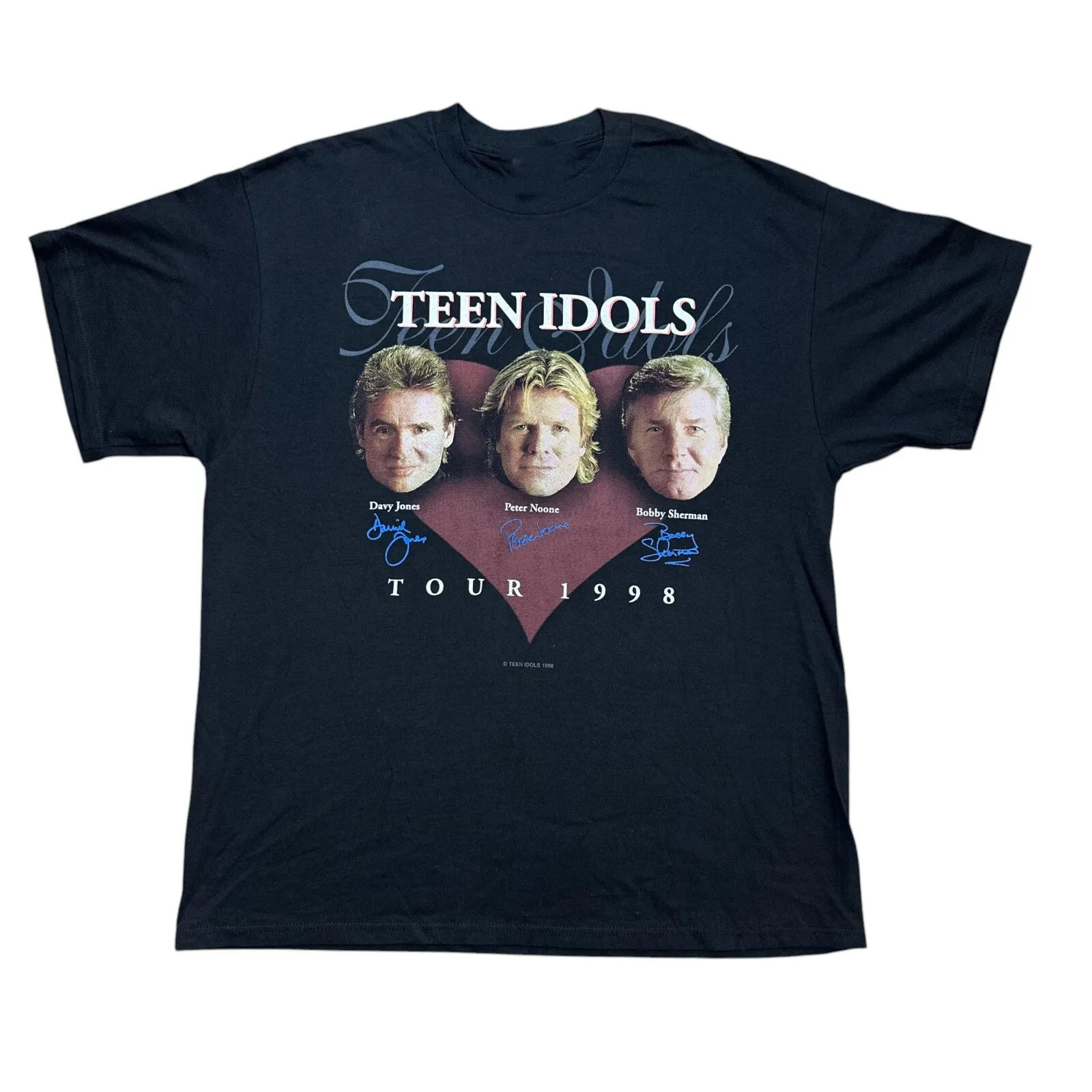 

Футболка Teen Idols Tour 1998, черная, хлопковая, все размеры S-5XL AD150