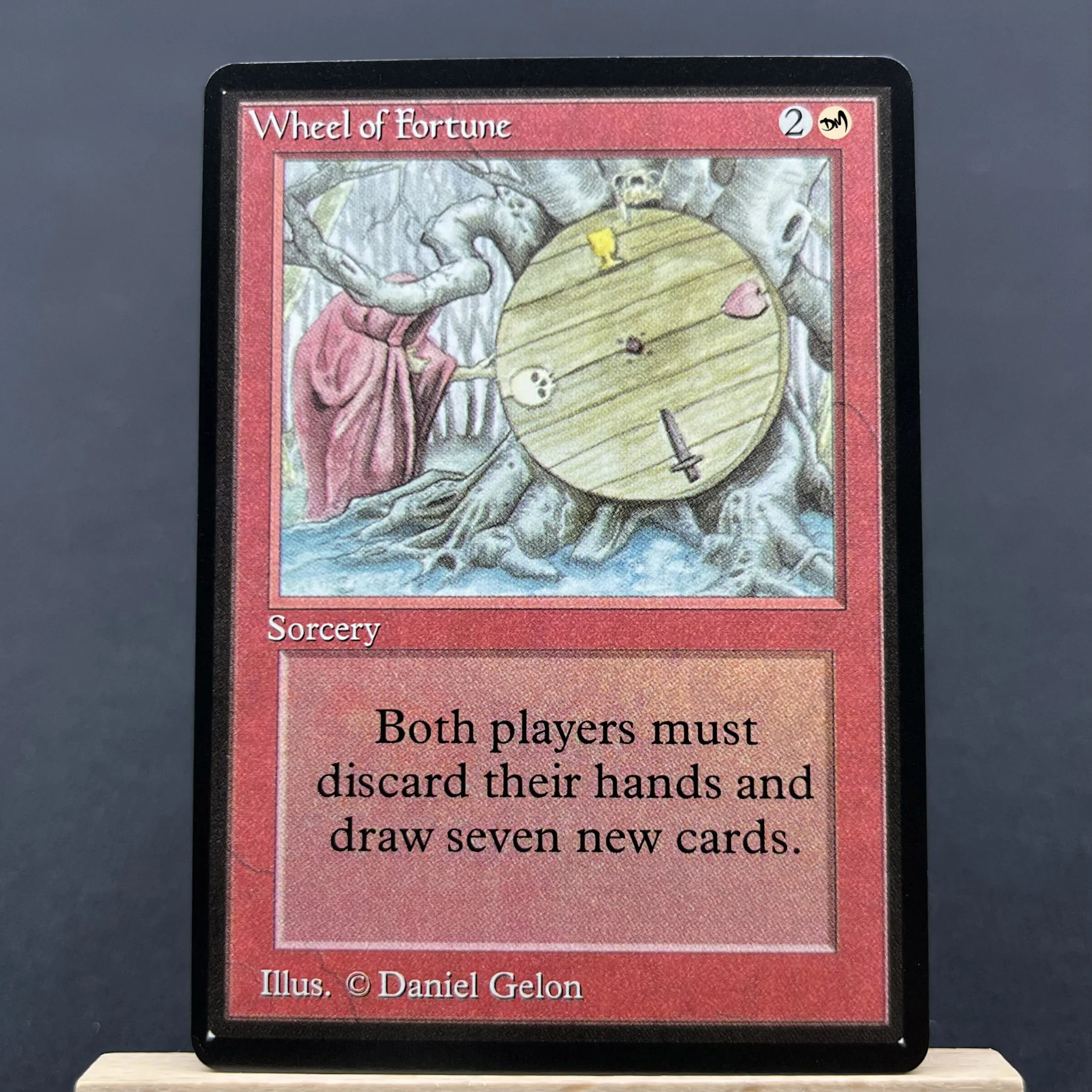 Beta Normal2-Ⅰ01 Tcg cards proxy magic the Roc of Kher Ridges Rock Hydra Sedge Shivan Dragon smoke Wheel of Fortun the gather