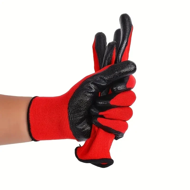 20 قطعة قفازات العمل الآمنة PU المغلفة قفازات متماسكة سلس مع قبضة مطلية بالبولي يوريثين للرجال أدوات تجميع البناء المنزل