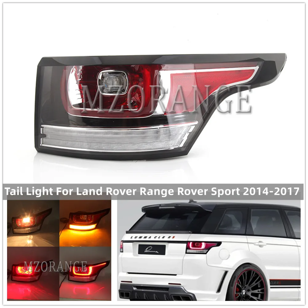 Taillight for Range Rover Sport 2014-2017 ABS Rear Lights Stop Brake Lamps Car Accessories LR061589-B  LR061588-B taillights