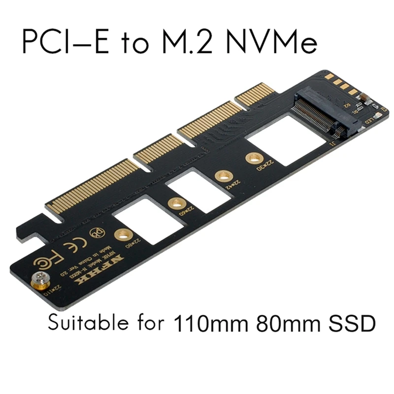 Nvme M.2 NGFF SSD To Pcie X4 To Nvme M.2 Adapter Card Converter SSD Hard Disk Reading Test Card