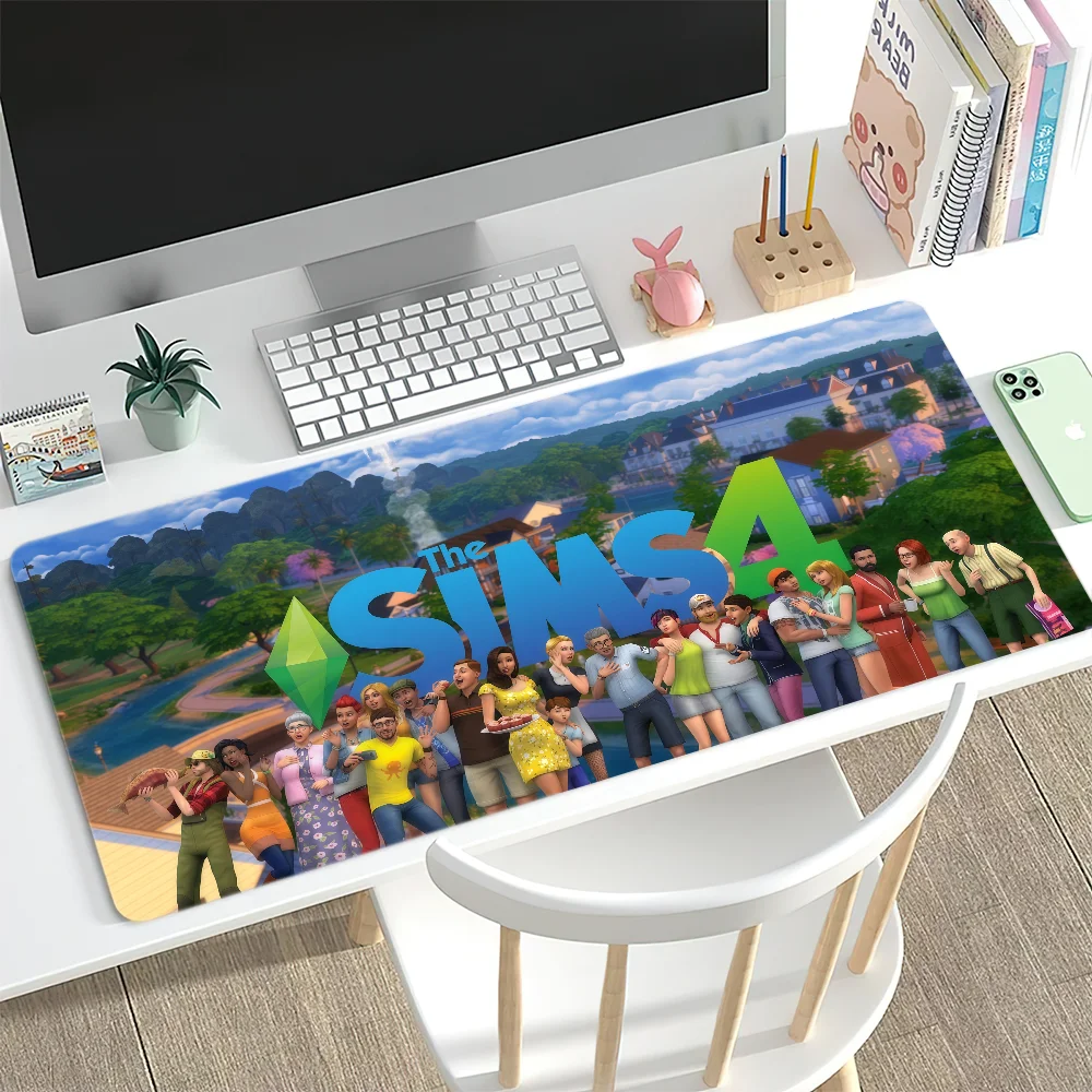 ماوس 4 وسادات لعبة مضادة للفرش منزل مخصص مريح مكتب مطاطي كبير مكتب المغامرة حصيرة لوحة المفاتيح Sims PC عدم الانزلاق