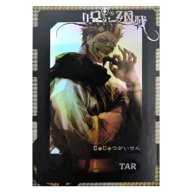 Anime Jujutsu Kaisen Rare TAR Refraction Foil Itadori Yuji Fushiguro Megumi Toys for boys Collectible Cards Birthday Present