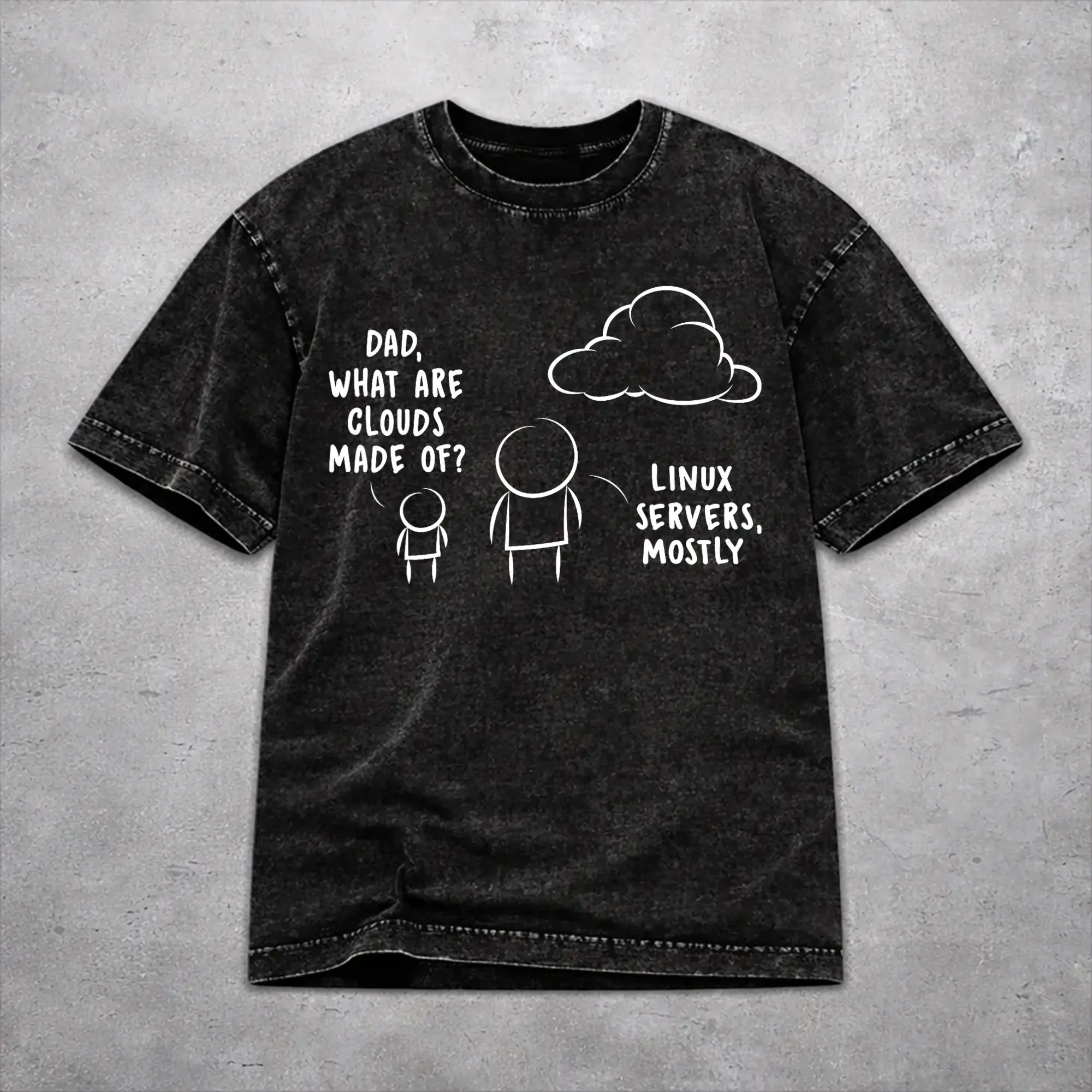 Software Developer Computer Engineer Nerd  T Shirt Hip Hop Washed Short Sleeve T-Shirts  Cool for Men Women Streetwear