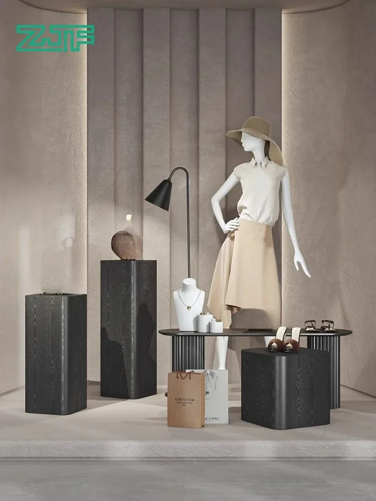 LH Clothing Store Window Display Rack Women's Clothing Store Display Decoration Props Light Luxury Display Stand