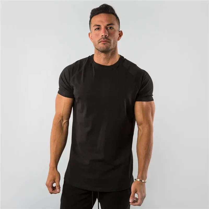 MRMT 2026 Brand New Men's T Shirt Solid Color Smooth Plate Tops Fitness Men T Shirt Short Sleeve Man T-Shirt For Male Tshirt