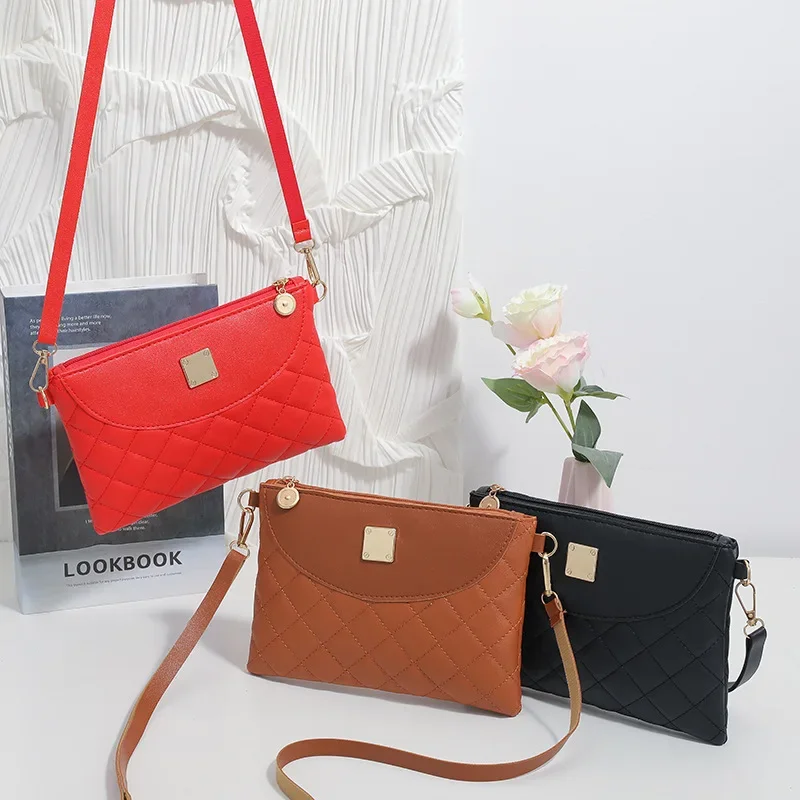 Bag new 2024women bag foreign trade bag shoulder women's fashion versatile embroidered messenger