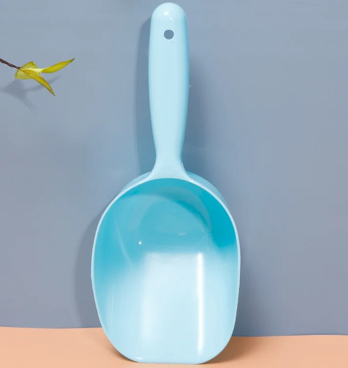 Heißer Verkauf Kunststoff Hund Katze Futter Löffel Schaufel 3 Farben Praktische Feeder Kunststoff Pet Feed Scoop – Detail 6