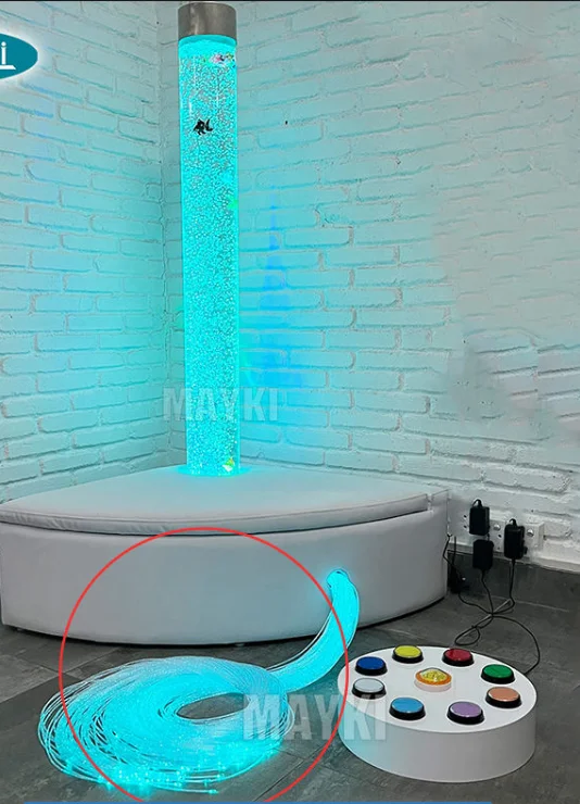 Sensory room equipment Fiber optic cable 2m x 100pcs with application control light source