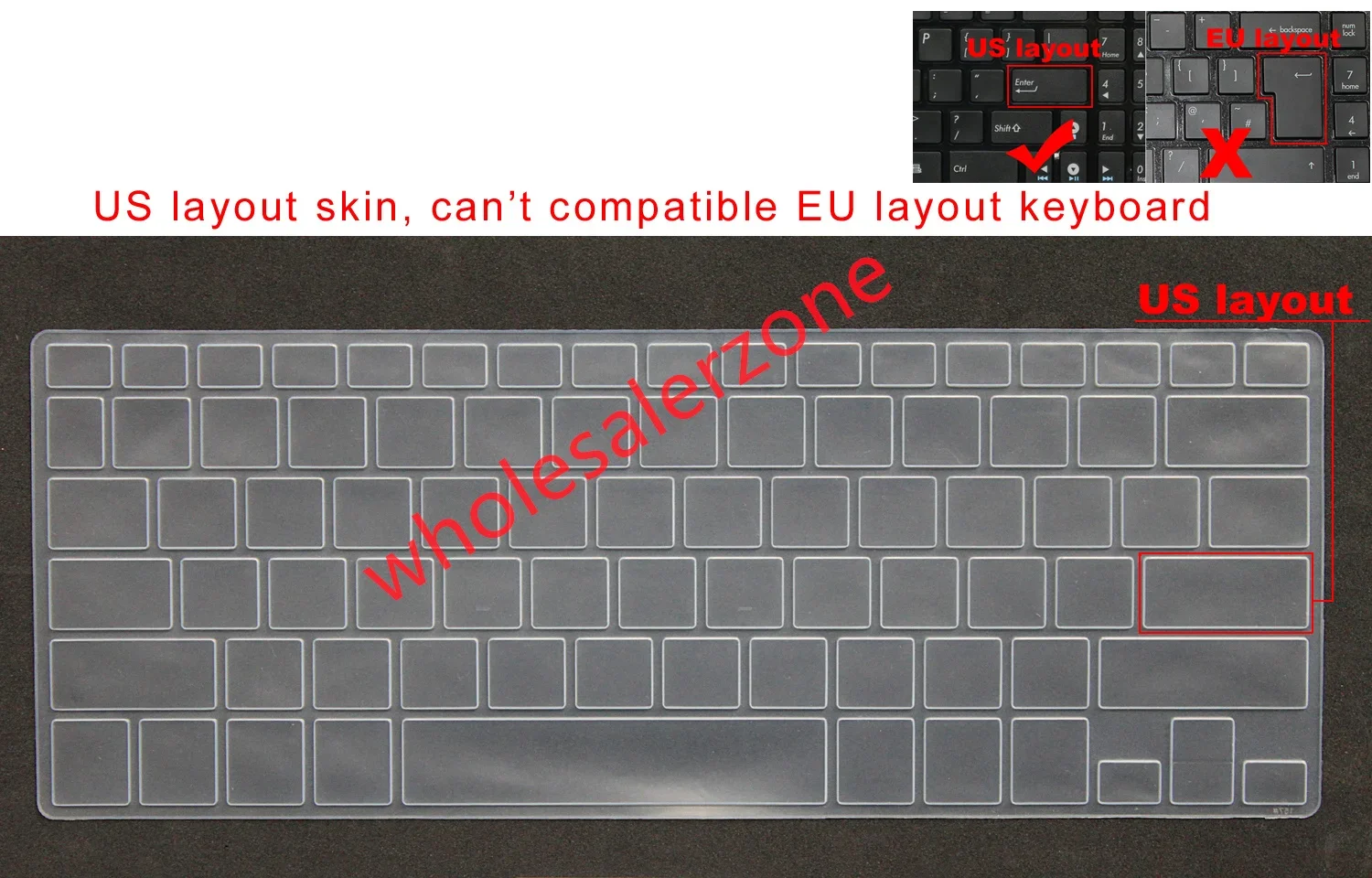 New for Asus 13.3 inch UX31 UX32 UX42 UX32K UX32V TX300 TX300CA series laptop Keyboard Skin