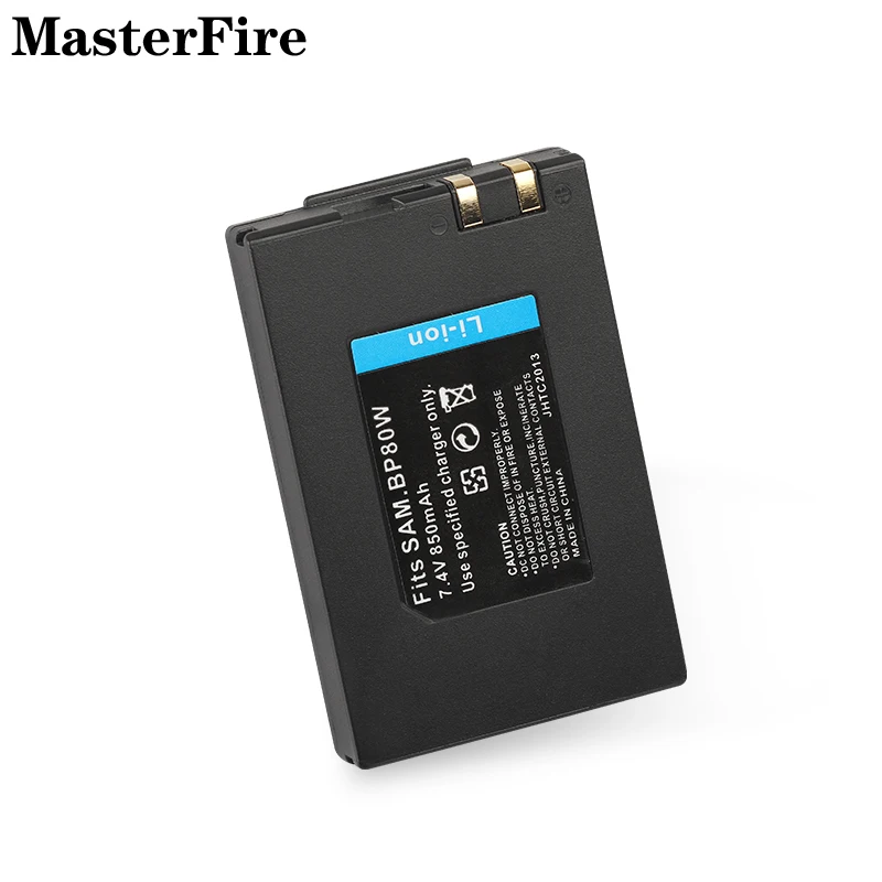IA-BP80W BP-80W BP80W 850mah 7.4V Camera Battery for Samsung VP-DX200 VP-DX205i VP-DX210 VP-DX100i SC-DX103 SC-D385 Batteries