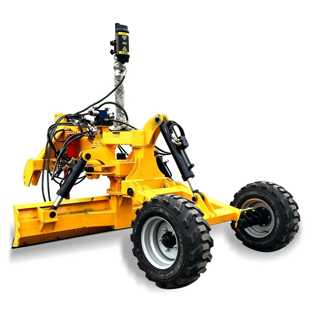 Customized 4 Wheel Vibrating Hydraulic Steel Made Engine Concrete Laser Screed Automatic Laser Sensor Control Paver