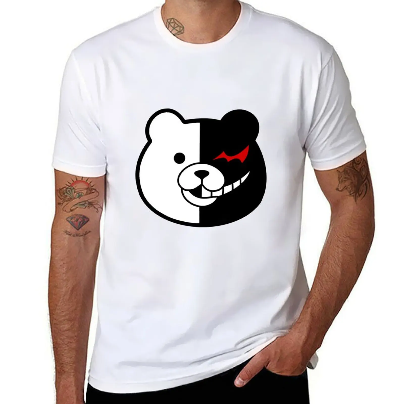 

Danganronpa Monokuma [UPDATED] T-Shirt man t shirt summer man tshirt T-Shirt