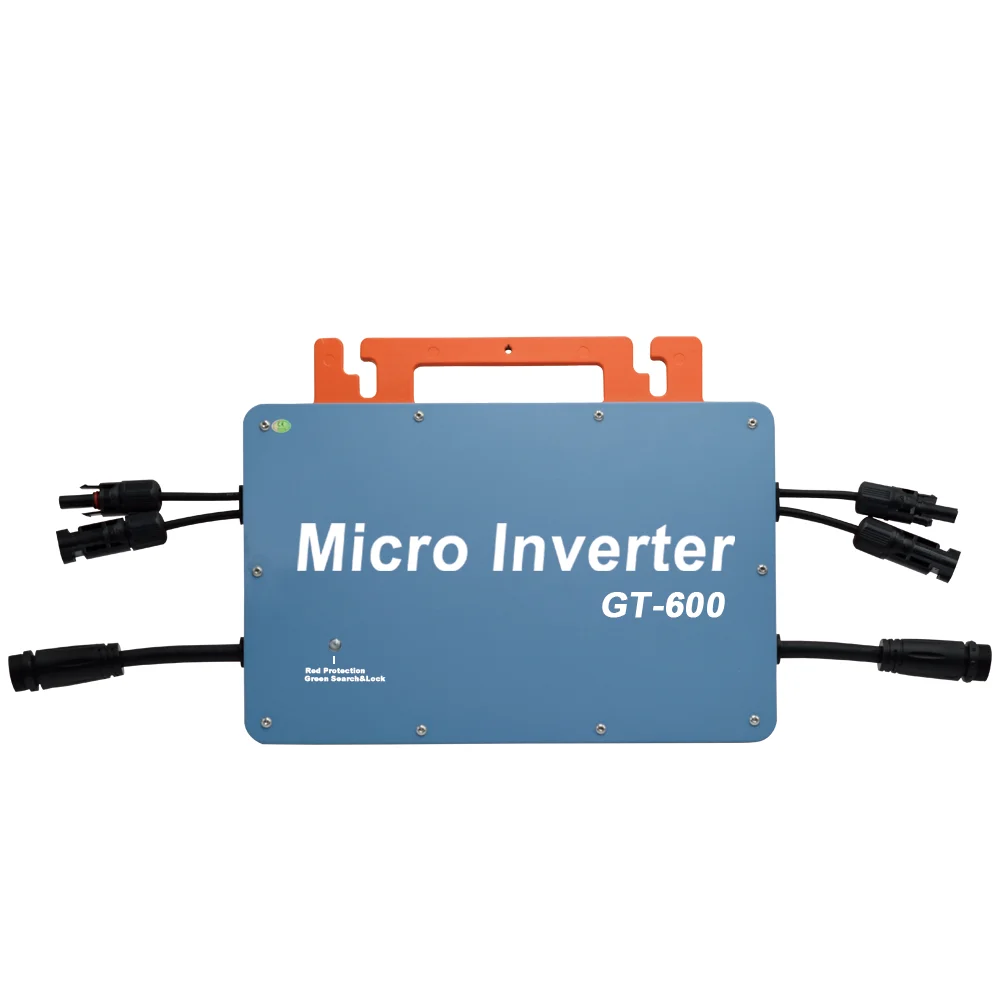 600W Wired Solar Micro Inverter IP66 Waterproof solar grid tie invert DC to AC Microinverter 5G wifi