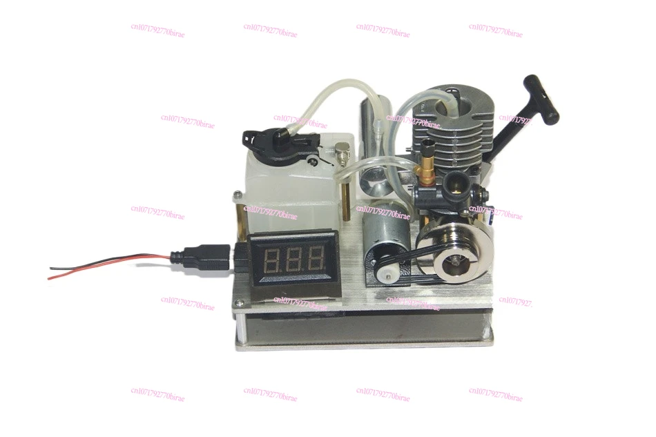 15-Grade methanol engine to gasoline DIY micro mini DC generator fuel model