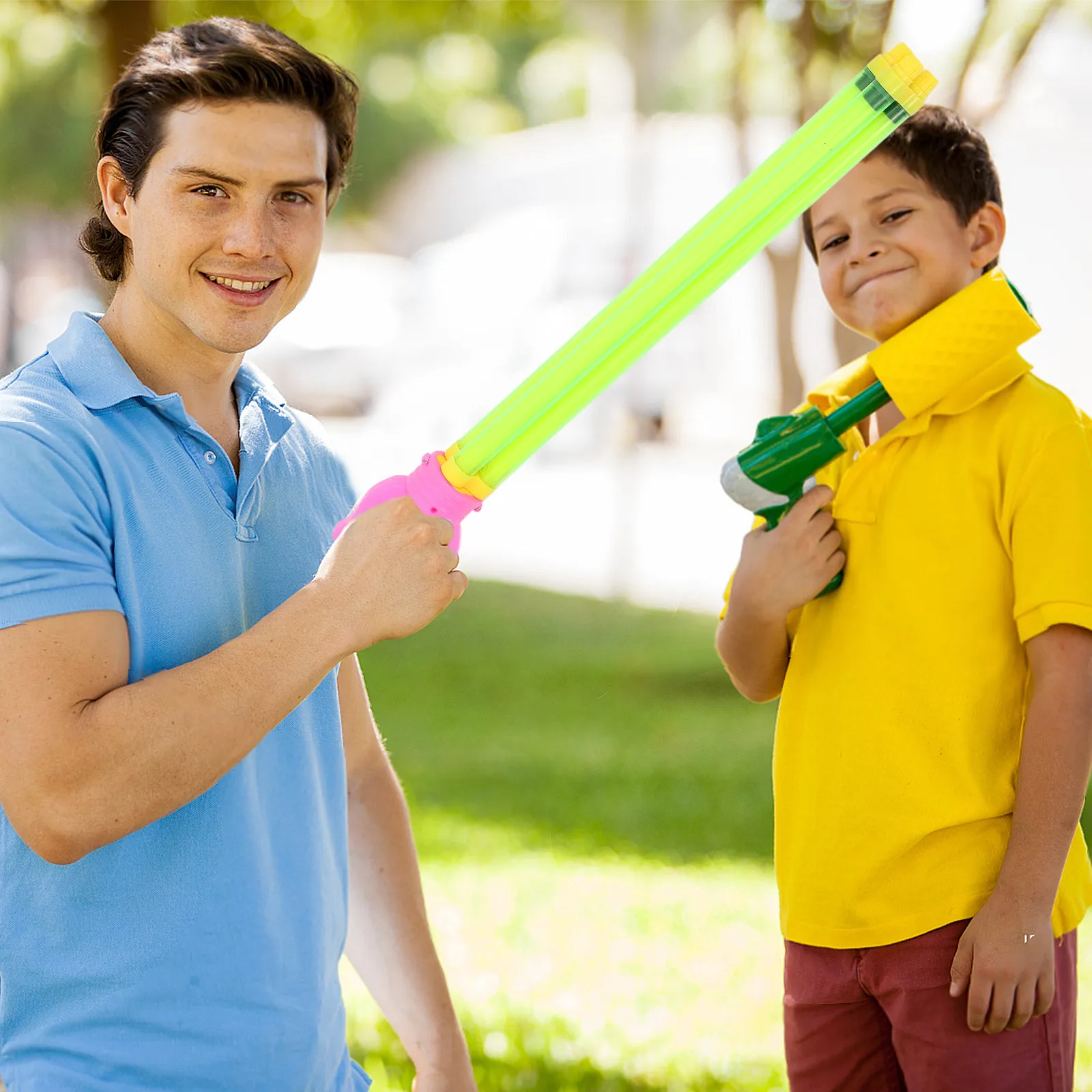 Pull Out Water Shooter for Kids Lightweight Summer Pool Beach Outdoor Party Fun Play Toy