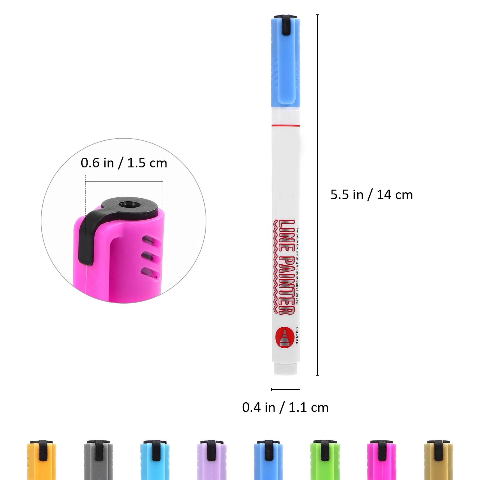 

8Pcs Glitter Markers Outline Pens Metallic Double Line Markers for Coloring Drawing Scrapbooking Glitter Pens Marker Set