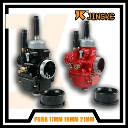 Universal Motorcycle Carburetor For Dellorto Phbg 17mm 19mm 21mm 50cc-100cc BWS100 RG50 BWS 100 RG 50 Racing Scooter Carb