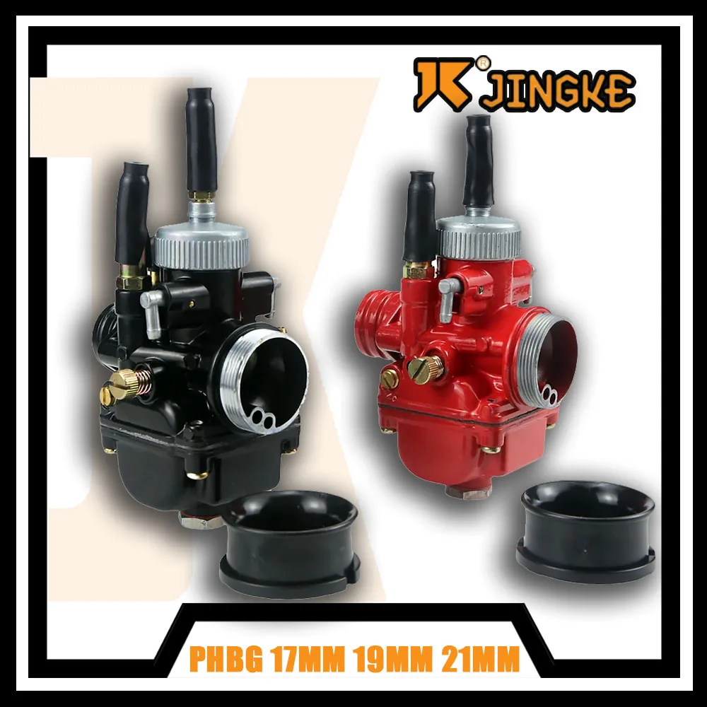 Uniwersalny gaźnik motocyklowy do Dellorto PHBG 17mm 19mm 21mm 50cc-100cc BWS100 RG50 BWS 100 RG 50 Racing Scooter Carb