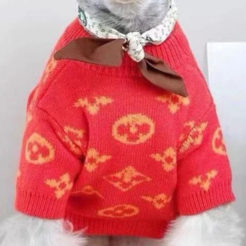 Puppy Cat Sweater Winter Warm Dog Clothes For Small Medium Dog Chihuahua Dachshund Coat French Bulldog Yorkie Poodle Pet Sweater