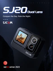 SJCAM SJ20 Dual cameras Dual Lens 4K Action Camera Waterproof 5G WiFi Touch Screen action cam camera sport helmet New In 2024