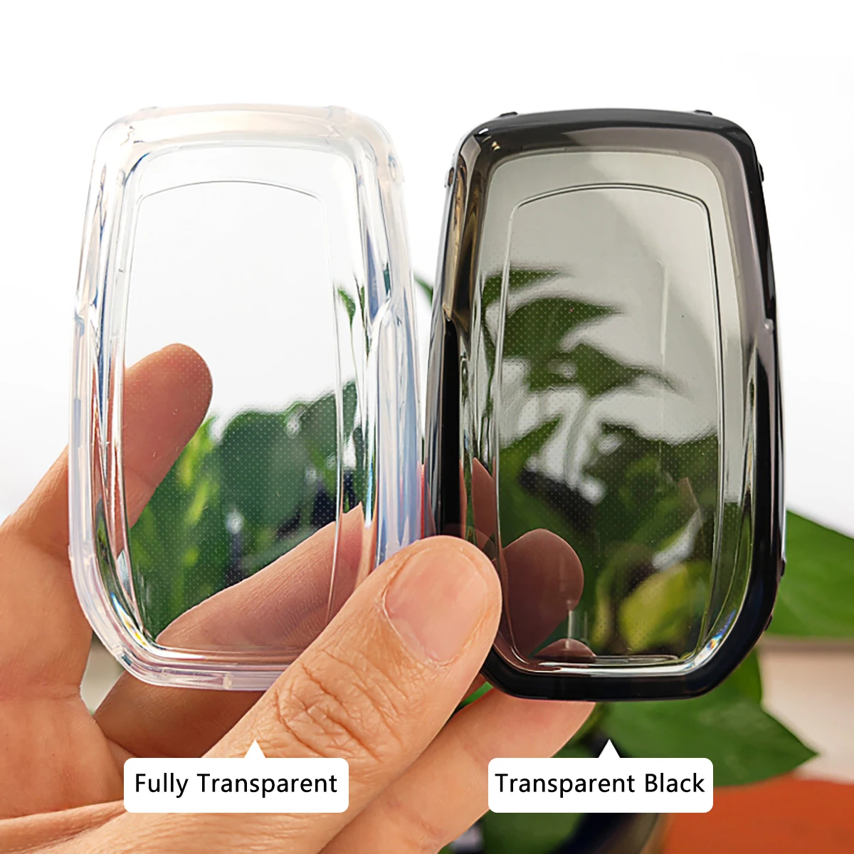 Clear Transparent TPU Car Smart Key Cover Case for Toyota Mirai Hilux Land Cruiser LC200 Venza Sienna Tundra Accessories