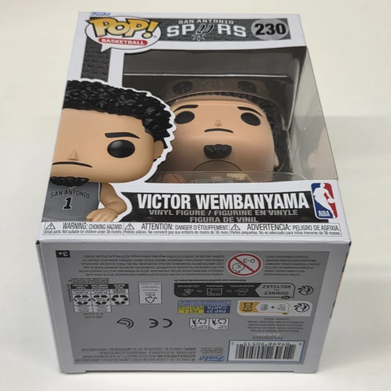 

Official Genuine Nba Figure Funko Pop! Victor Wembanyama #230 Vinyl Sculpture Doll Model Toys Collect Limited Edition Gifts