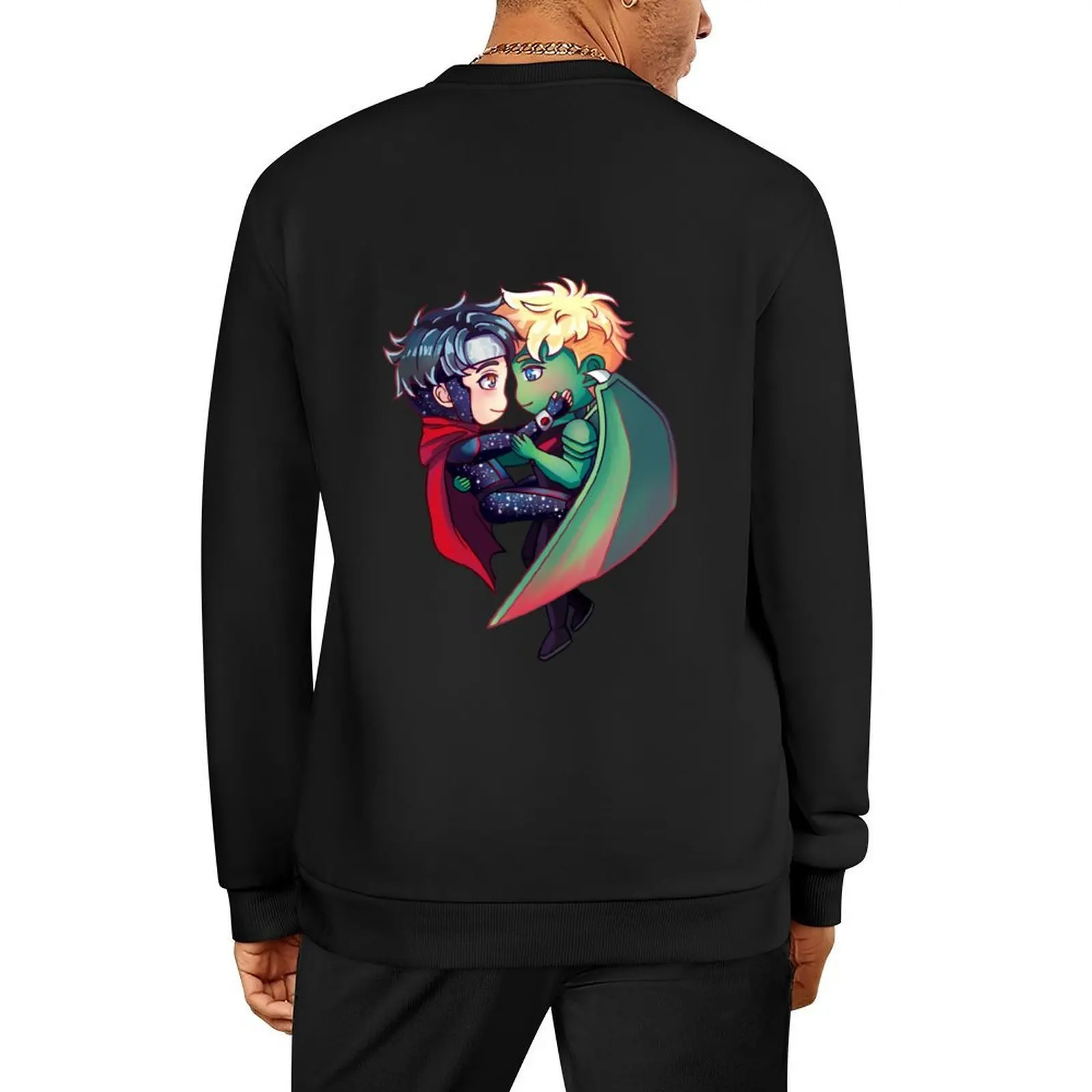 

Wiccan & Hulkling Chibi Couple Pullover graphic t shirts men autumn tracksuit autumn clothes new in sweatshirts