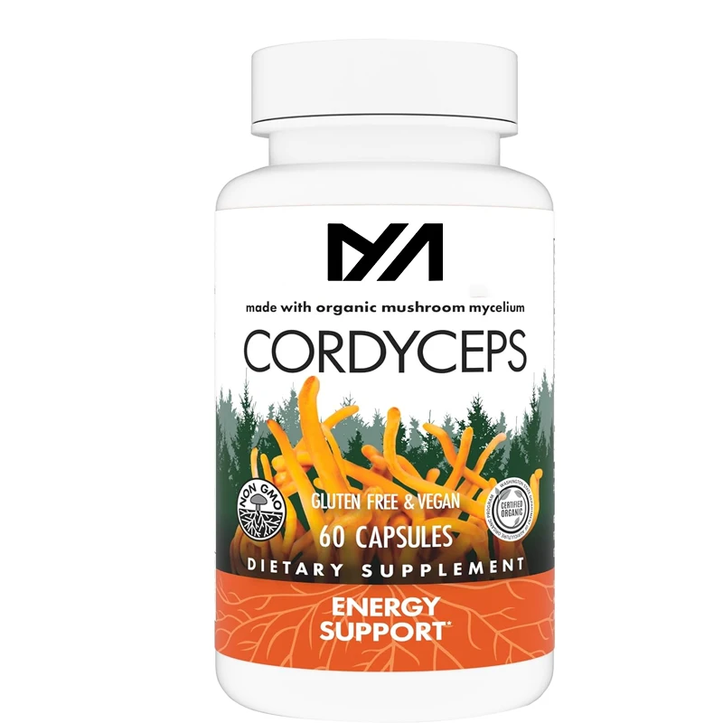 Cordyceps sinensis capsules - Immune and energy support supplements -60 capsules