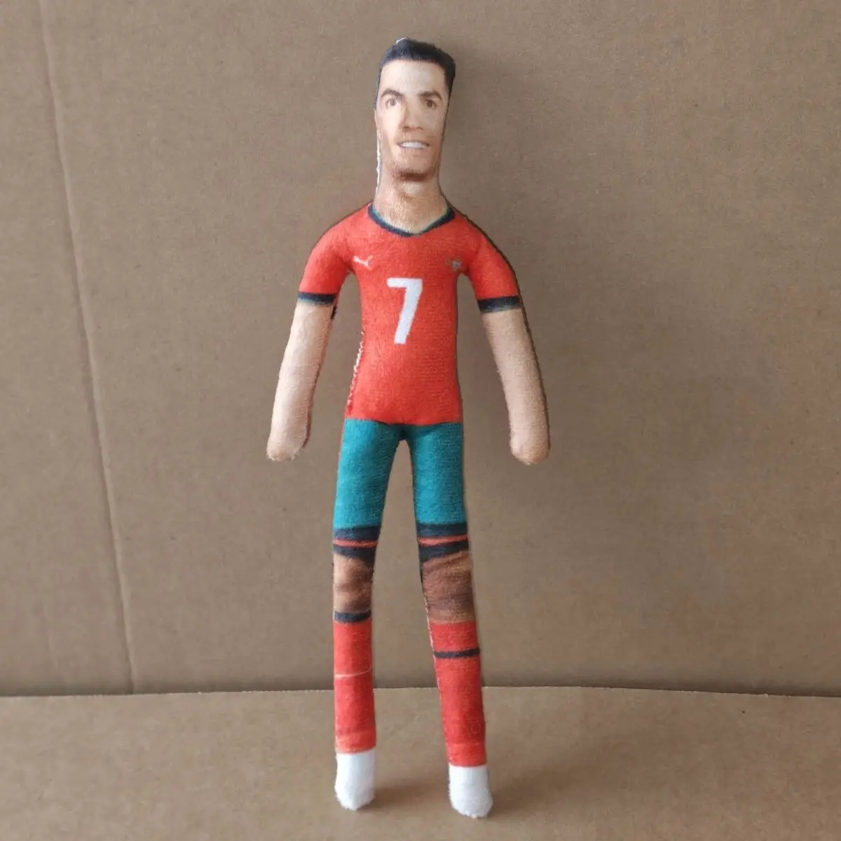 Soccer Player Long Shape Keychain Ronaldo Messi Neymar Soft Fabric Doll Ornament Football Fan Backpack Accessories Gift - view 5