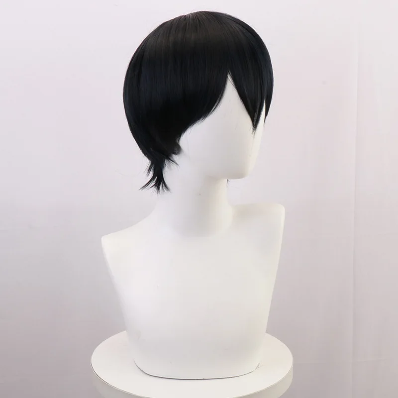 Volleyball Jungen, Imaishi Hio Cosplay Perücke, Hochtemperatur-Seidenhersteller Großhandel Herren kurze Perücke für Cosplay