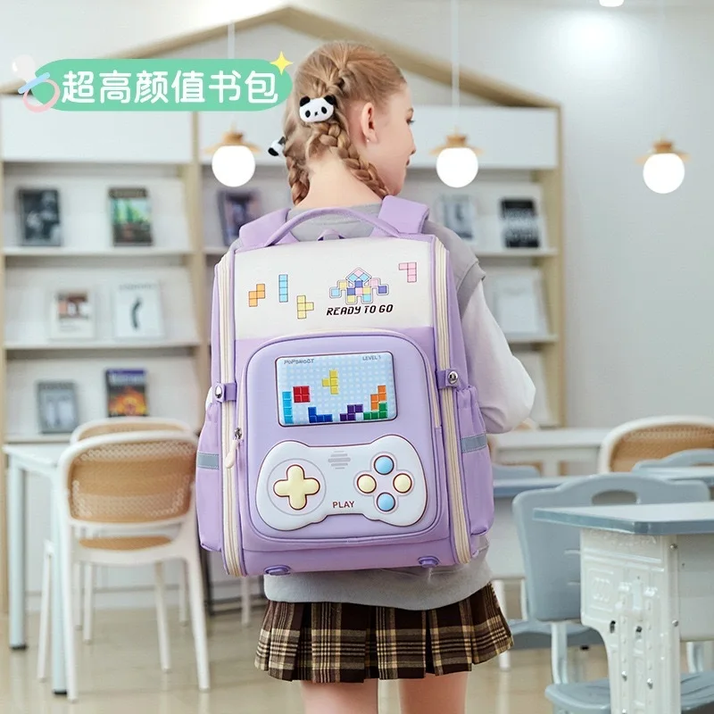 Mochilas escolares japonesas para niños y niñas, mochilas ortopédicas impermeables para escuela primaria, Mochila escolar de princesa, Mochila Infantil