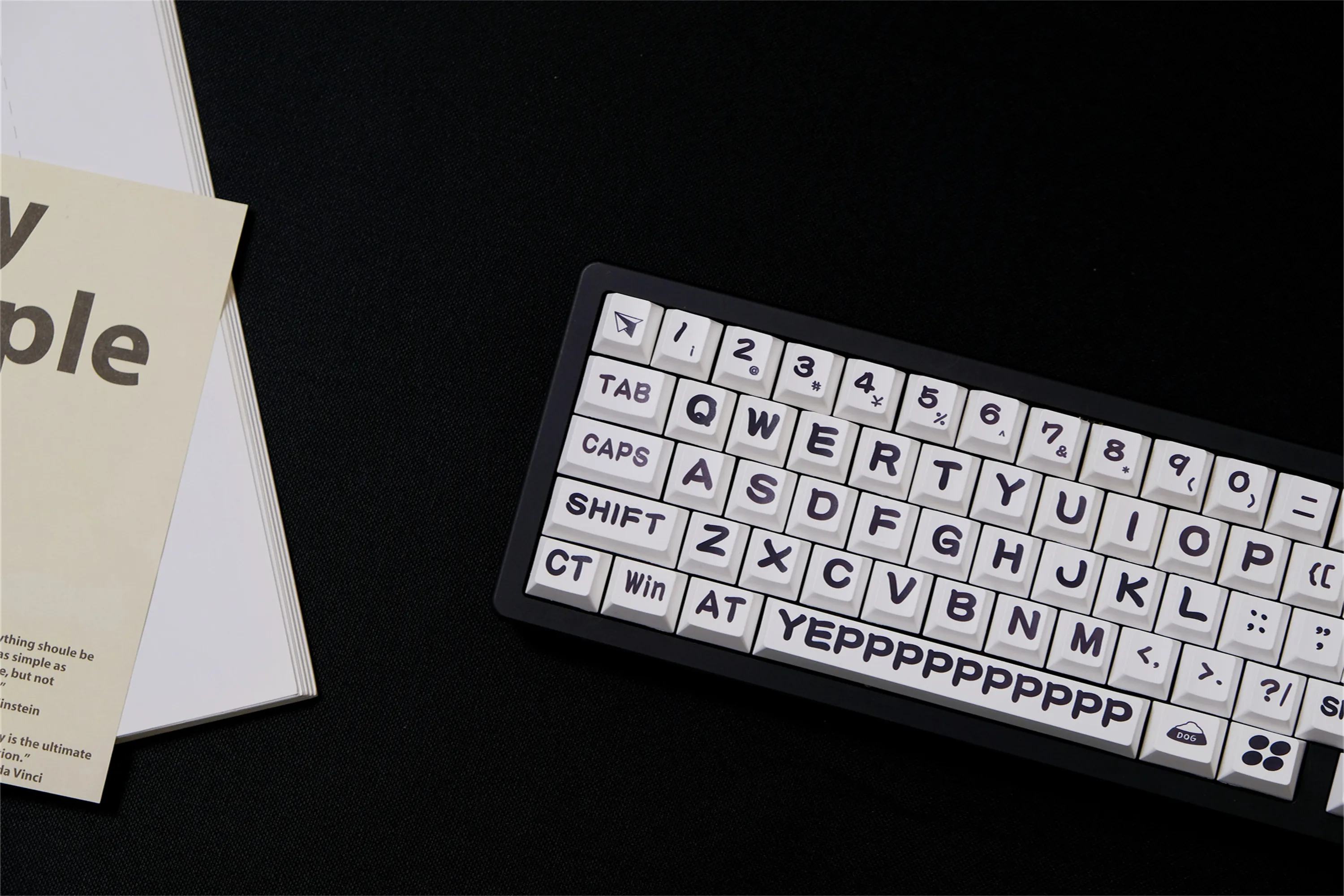 Cats Dogs Keycaps 151 Keys PBT Material Keycaps CHERRY Profile DYE-SUB For MX Switch Wooting Mechanical Keyboard ISO ANSI Layout