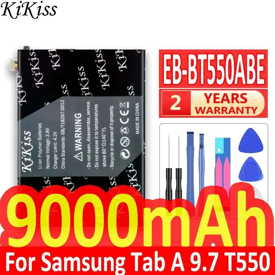 

Аккумулятор для планшета EB-BT550ABE 9000 мАч для Samsung Galaxy Tab A 9,7 T550 T555 T555C P550 P555C