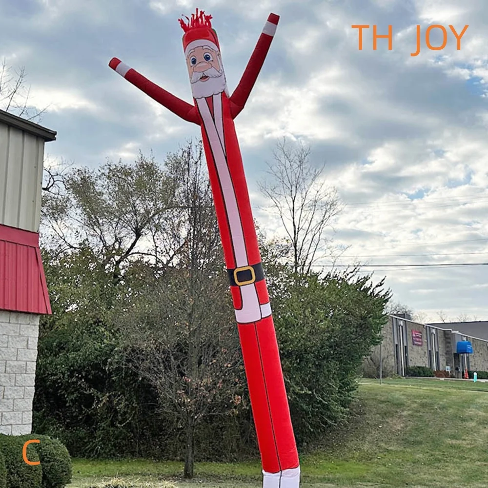 

fast air ship to door, Custom Wacky Santa Claus Dancing Sky Dancer ourdoor advertising Inflatable Christmas sky dancer